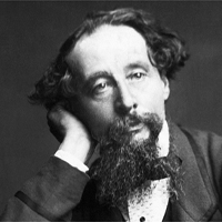 photograph portrait of Charles Dickens