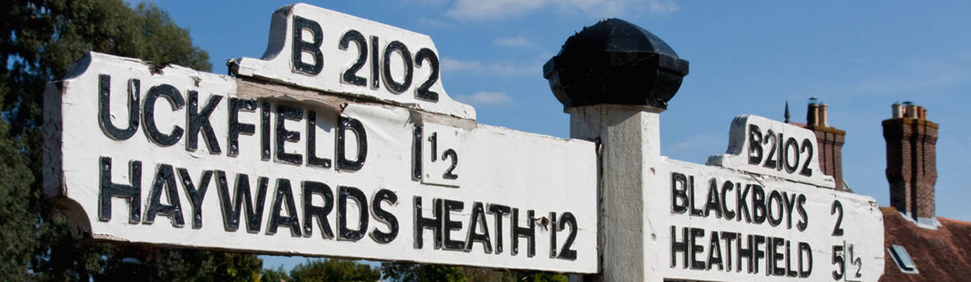 road sign for haywards heath