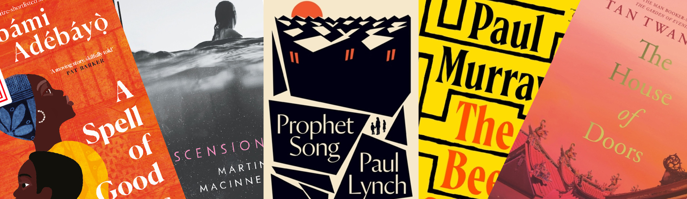 A range of covers from the Booker Prize long list