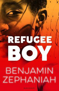 cover of benjamin zephaniah's refugee boy